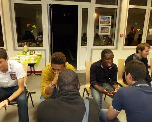 En plein argumentation!