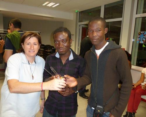 Rémé, Djamal et Jean.