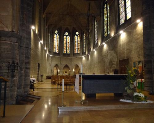Le choeur de l'église St-Géry