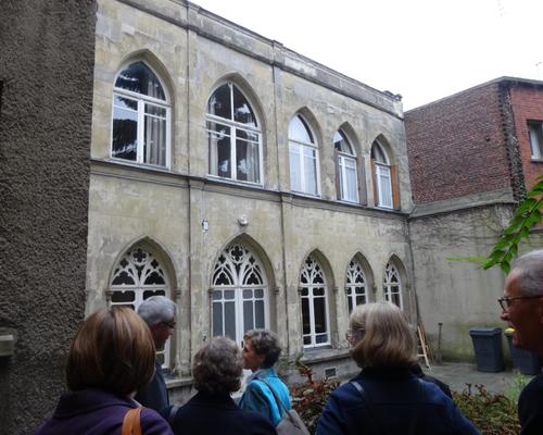 Le presbytère en venant de l'église