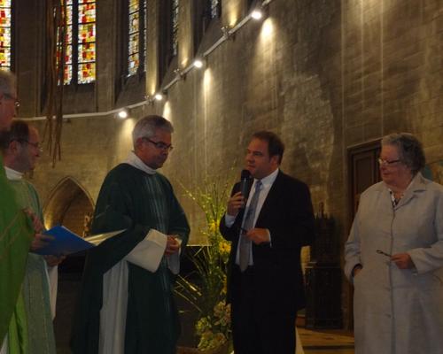 La remise des clefs.
