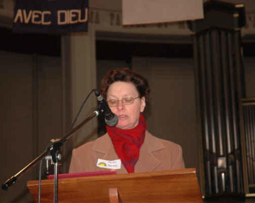Martine, responsable du catéchuménat
