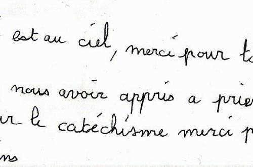 priere d'un enfant