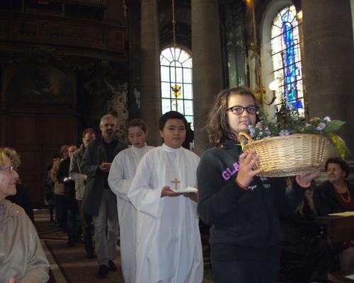 messe; procession des oblats