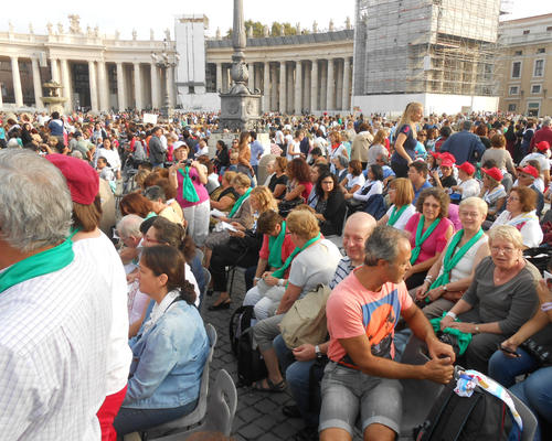à la messe pontificale ..