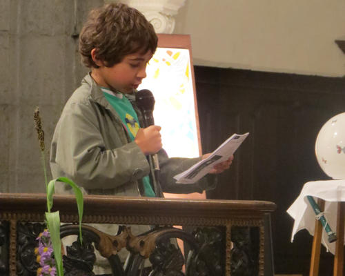 Comme elle paraissait encore plus belle cette prière des enfants missionnaires lue de cette manière!