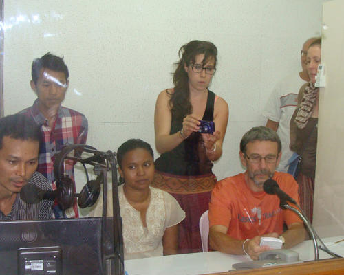 interview dans la radio d'un partenaire