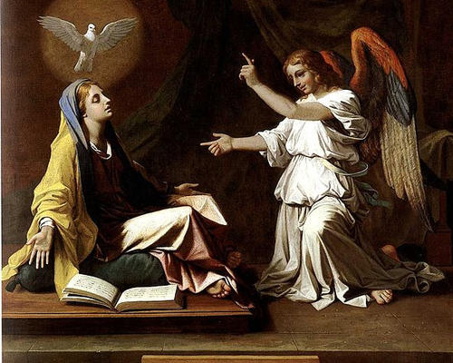 L'Annonciation de Nicolas Poussin