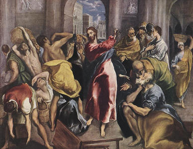 expulsiondesmarchandsdutemple londres le greco