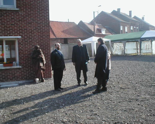 Mr Davion, Mgr Garnier et Mr Dupuit