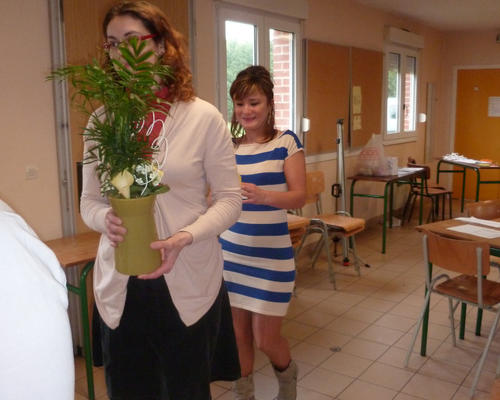Puis les fleurs, la lumière...