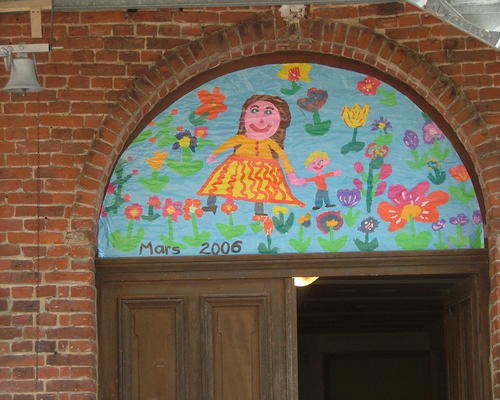 fresque réalisée par les GS/CP