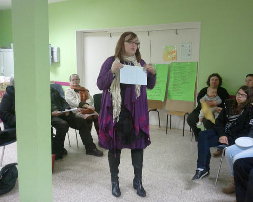 Anaïs, secrétaire, a animé la soirée et a su donner toute leur place aux enfants