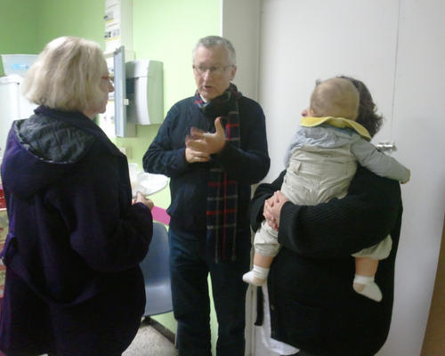 Bruno, l'aumônier, était là aussi