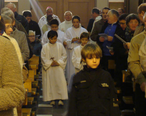 La procession d'entrée