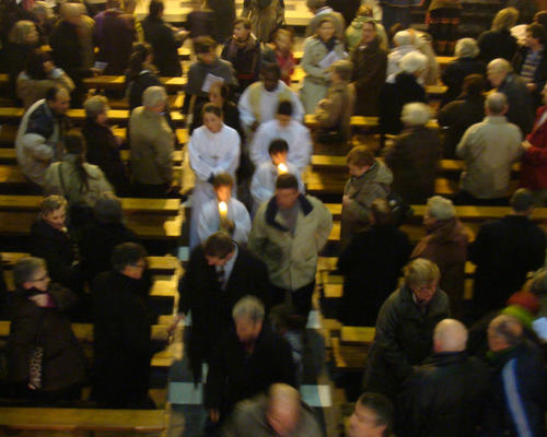 La procession de sortie