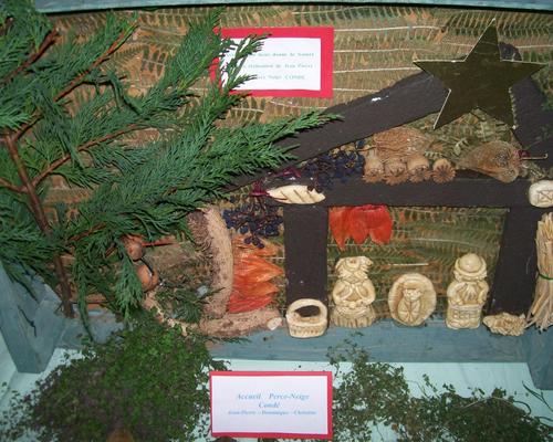 crèche réalisée par des handicapés