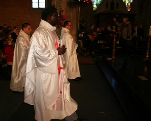 La procession d'entrée.