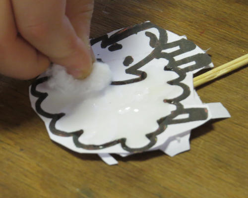 On prépare des petits moutons....