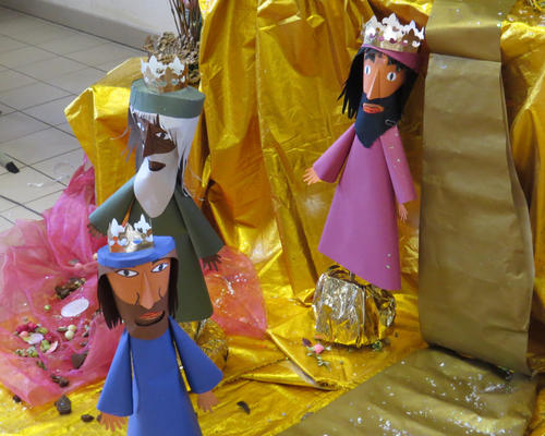 Les trois rois mages: Baltazar, Melchior et Gaspard...