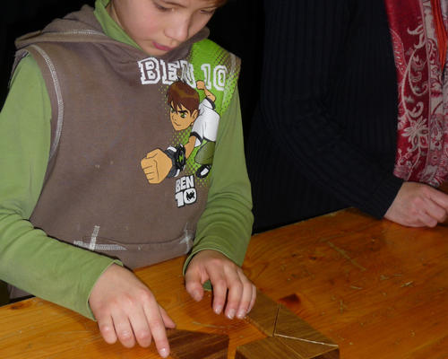 Un des ateliers proposés aux enfants 