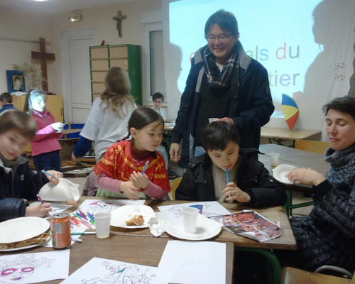 Certaines familles sont venues au complet !