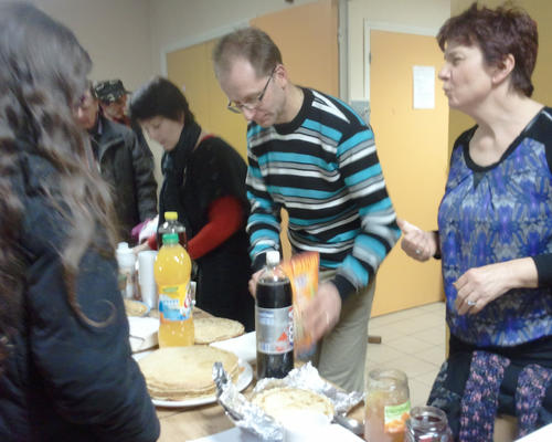 Les catéchistes ont assuré la cuisine et le service !