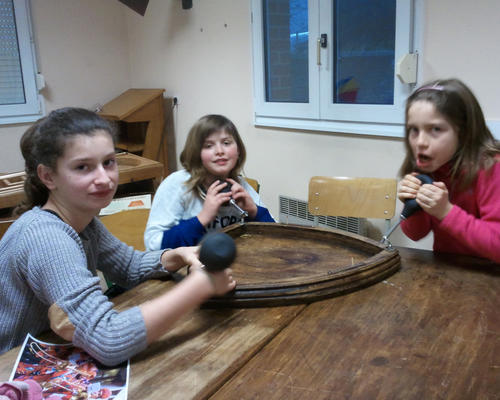 Un jeu nous attendait sur chaque table