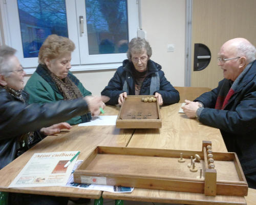 Un jeu nous attendait sur chaque table