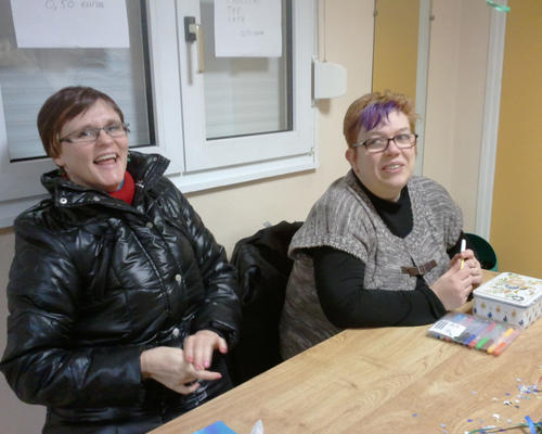 Les catéchistes nous accueillaient avec joie !