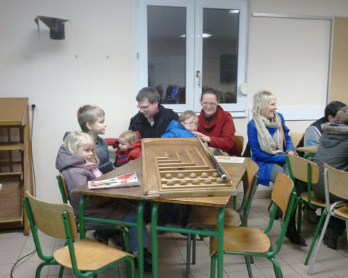 Certaines familles sont venues au complet !