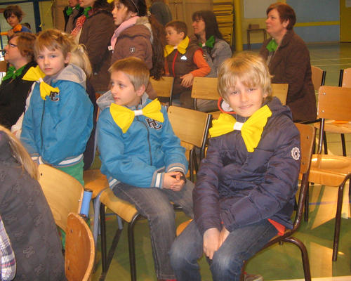 Louis, Nicolas et Gaston, tout aussi empapillonnés