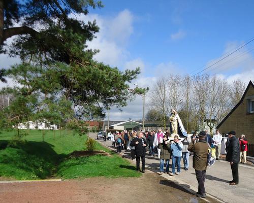 arrivee procession