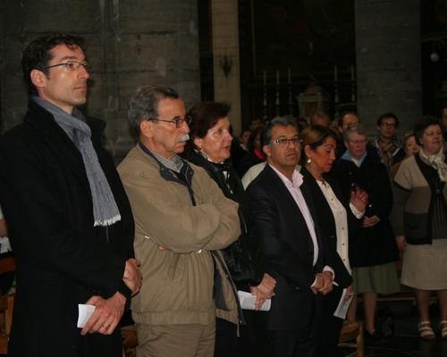 Nos élus au premier rang, à la tête desquels notre