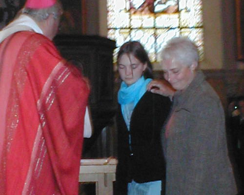 Céline et sa marraine