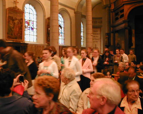 Procession d'offrandes