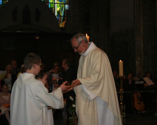 La procession des offrandes.