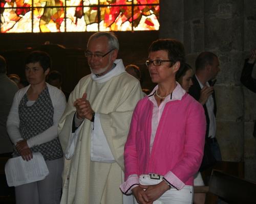 L'abbé Merville et madame Leleu.