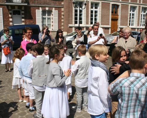 Sur le parvis