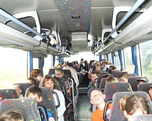 le bus au départ