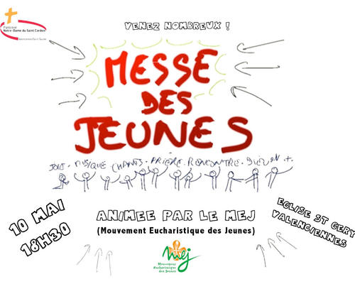 invit messe des jeunes mej