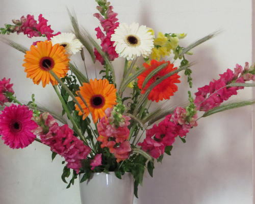 La beauté d'un bouquet pour louer le Seigneur