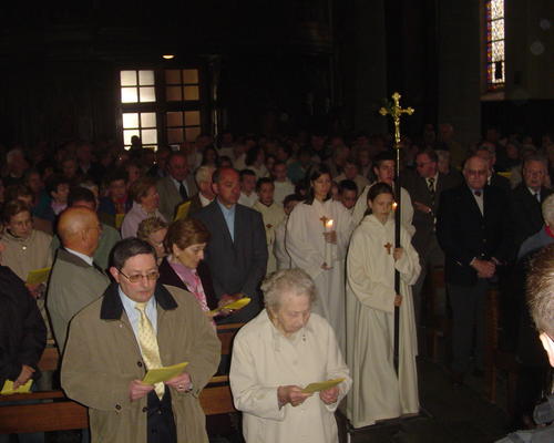 procession de départ