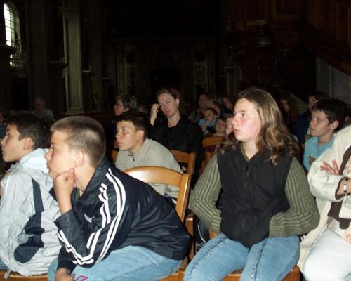 attentifs aux esplications de Mr le recteur