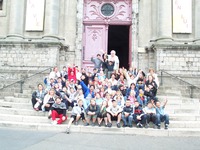 groupe heureux