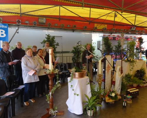 une partie de la chorale de Catillon