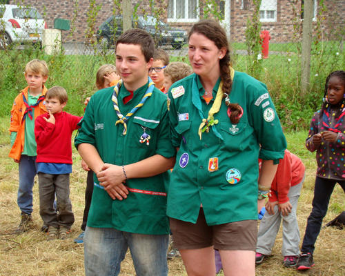 Aurélien et Manon, chefs louveteaux