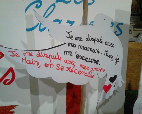 Parmi les messages des enfants