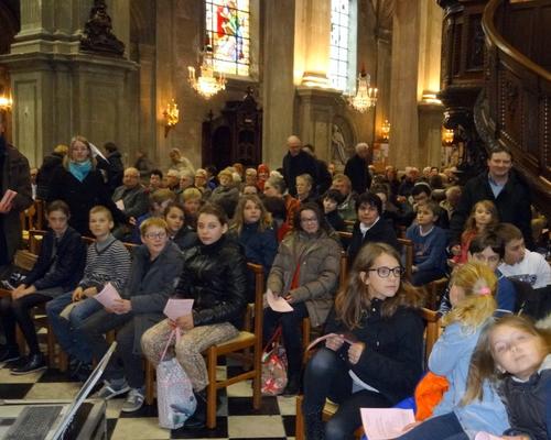 les jeunes de l'aumônerie