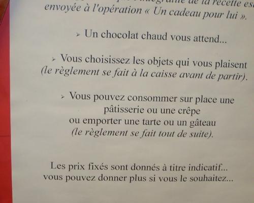 Un petit chocolat chaud vous attend...